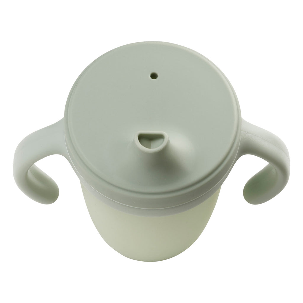 silicone spout cup - sage