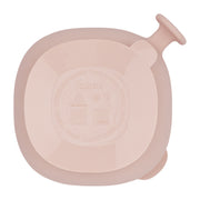 silicone bowl + lid  - blush