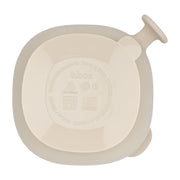 silicone bowl + lid - latte