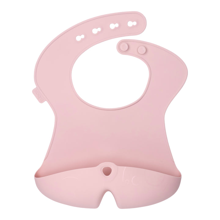silicone bib - blush