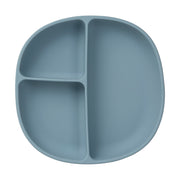 silicone plate + lid - ocean