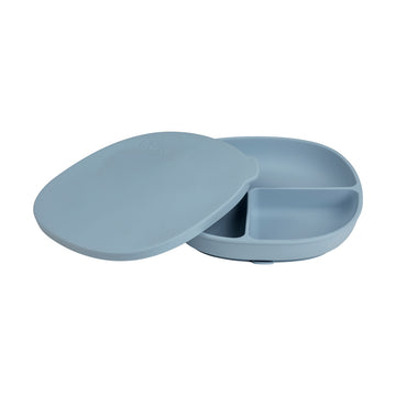 Silicone Plate + Lid - ocean