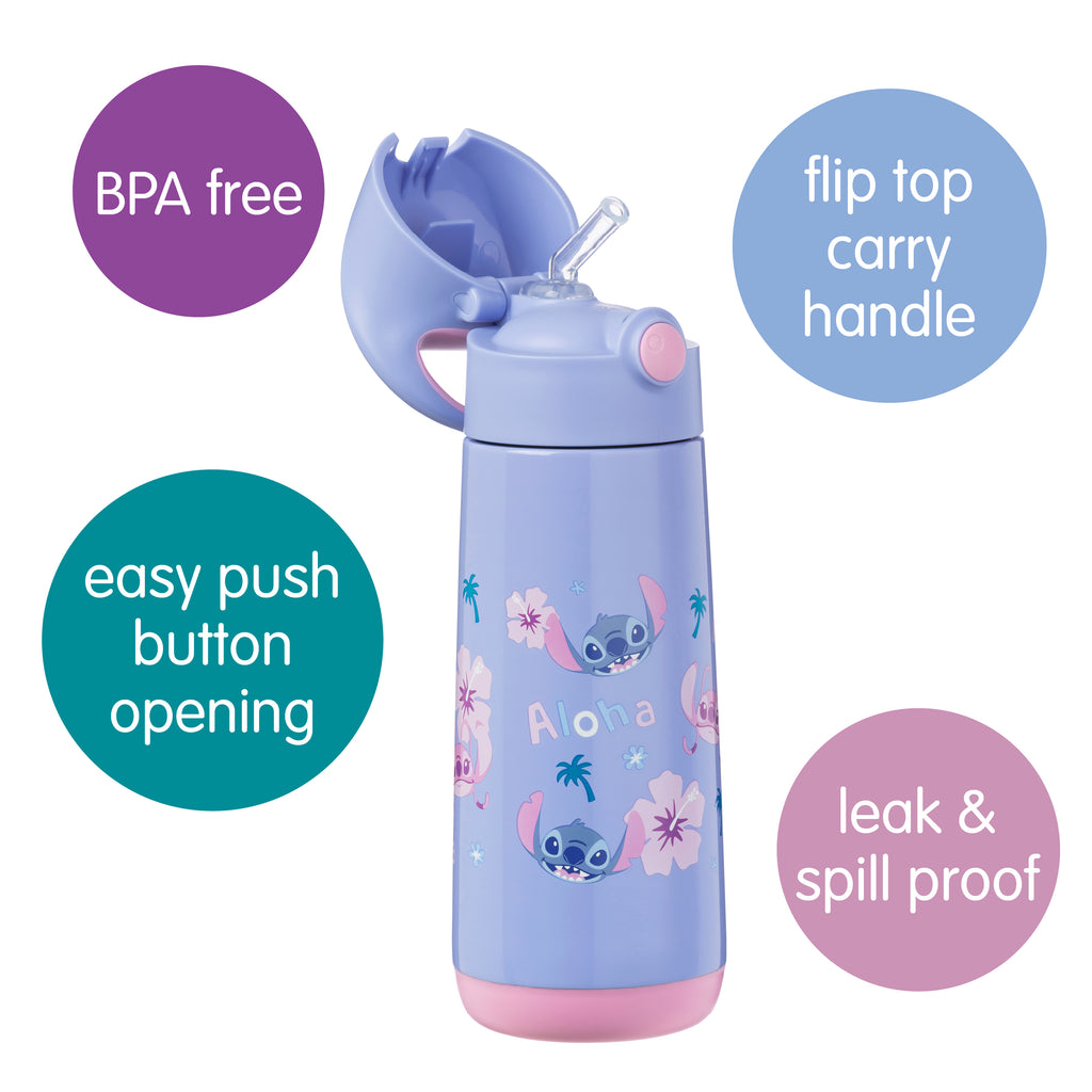 Disney Stitch by b.box - 500mL insulated drink bottle