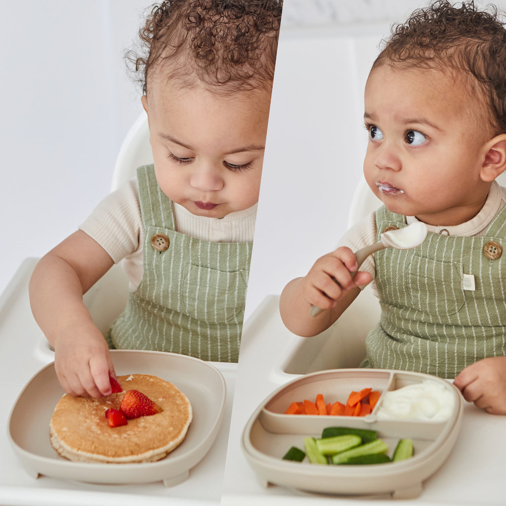 2 in 1 suction plate - sage