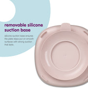 2 in 1 suction plate - blush