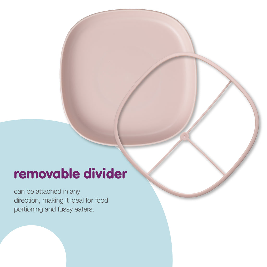 2 in 1 suction plate - blush