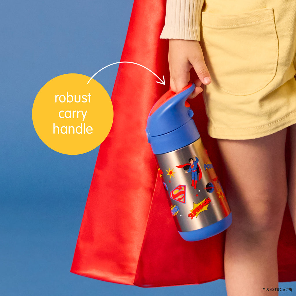 SUPERMAN by b.box - 350mL insulated drink bottle