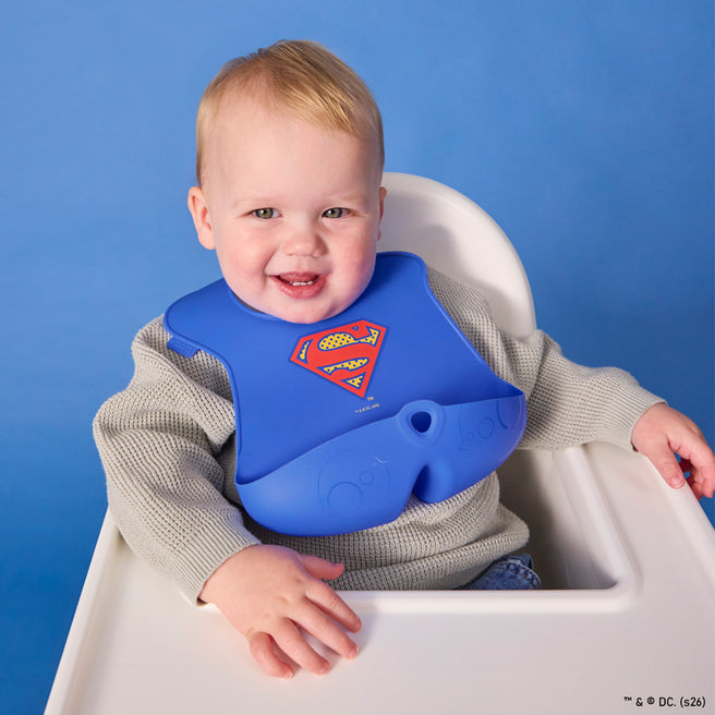 SUPERMAN by b.box - silicone bib