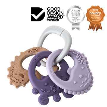 Trio Teether - Peony