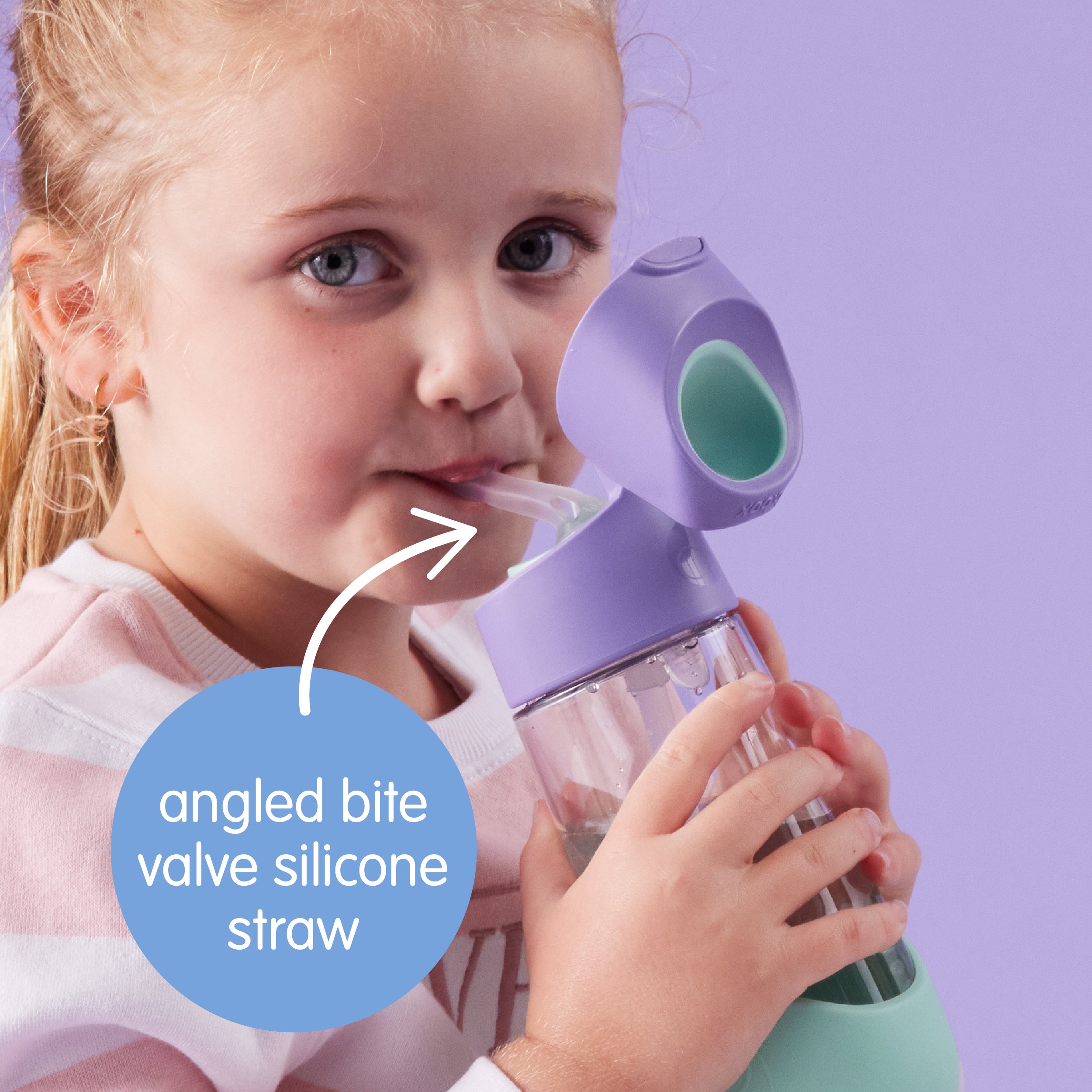 450mL Tritan™ drink bottle - lilac pop