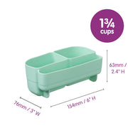 silicone bento tray- mini lunchbox - forest