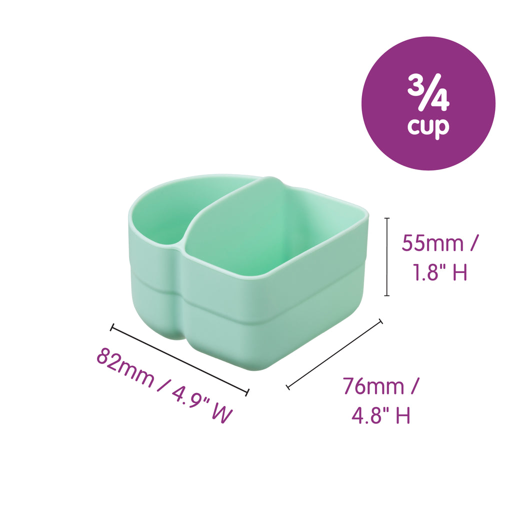 silicone bento buddy - snackbox - berry