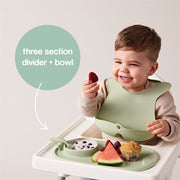 roll + go mealtime mat - sage