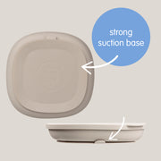 silicone plate + lid - sage