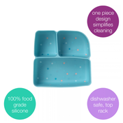 silicone bento buddy - lunchbox - confetti