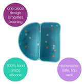 silicone bento buddy - snack - confetti