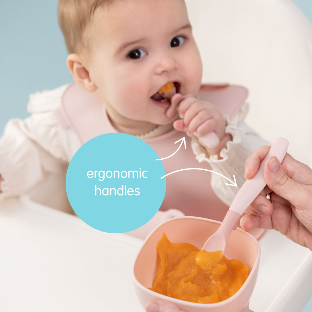 weaning cutlery trio - blush