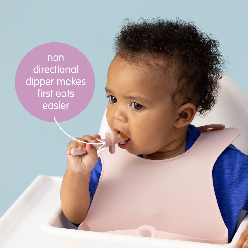 weaning cutlery trio - blush