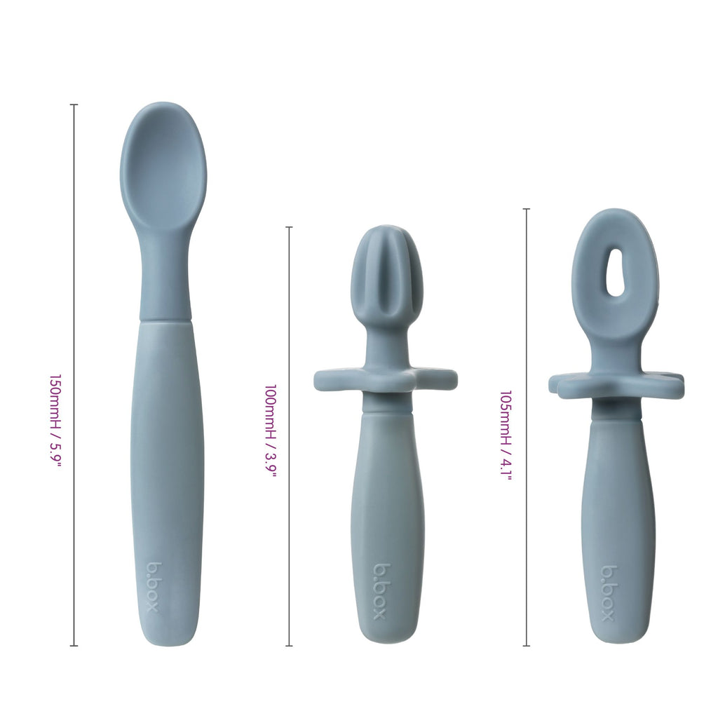 weaning cutlery trio - blush