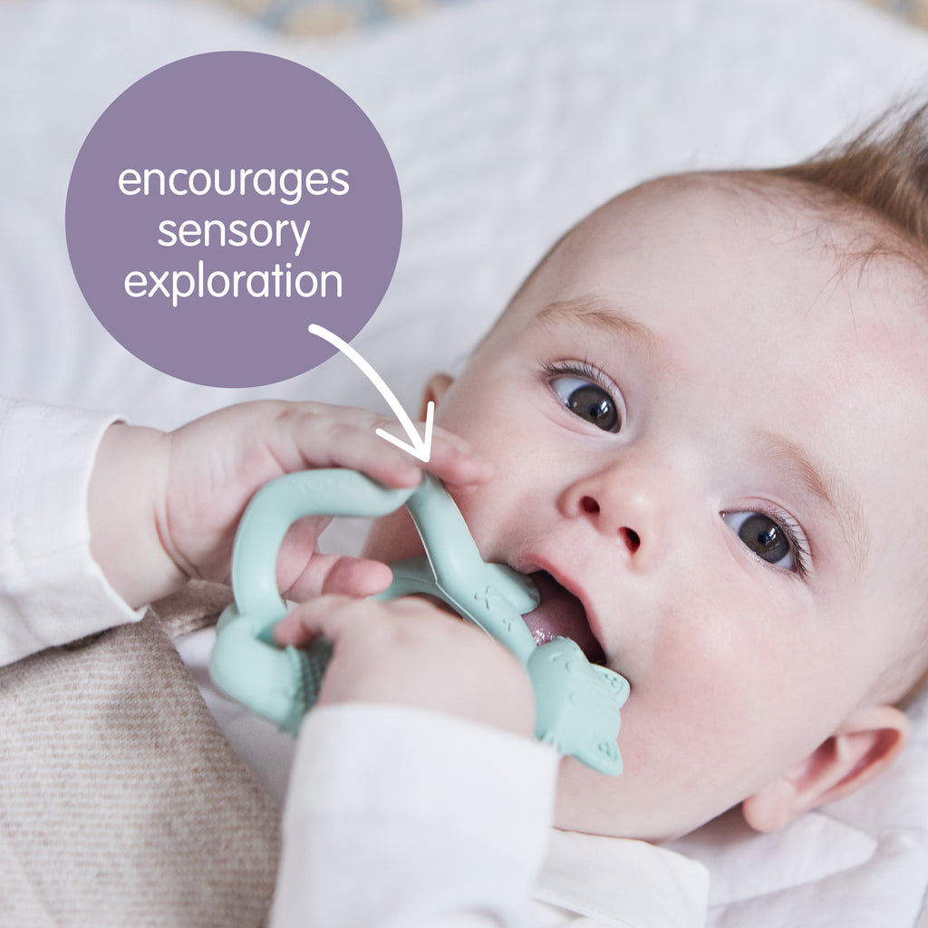 wrist teether - sage