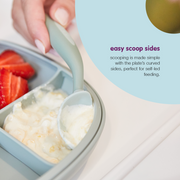 2 in 1 suction plate - latte