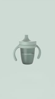 silicone spout cup - sage