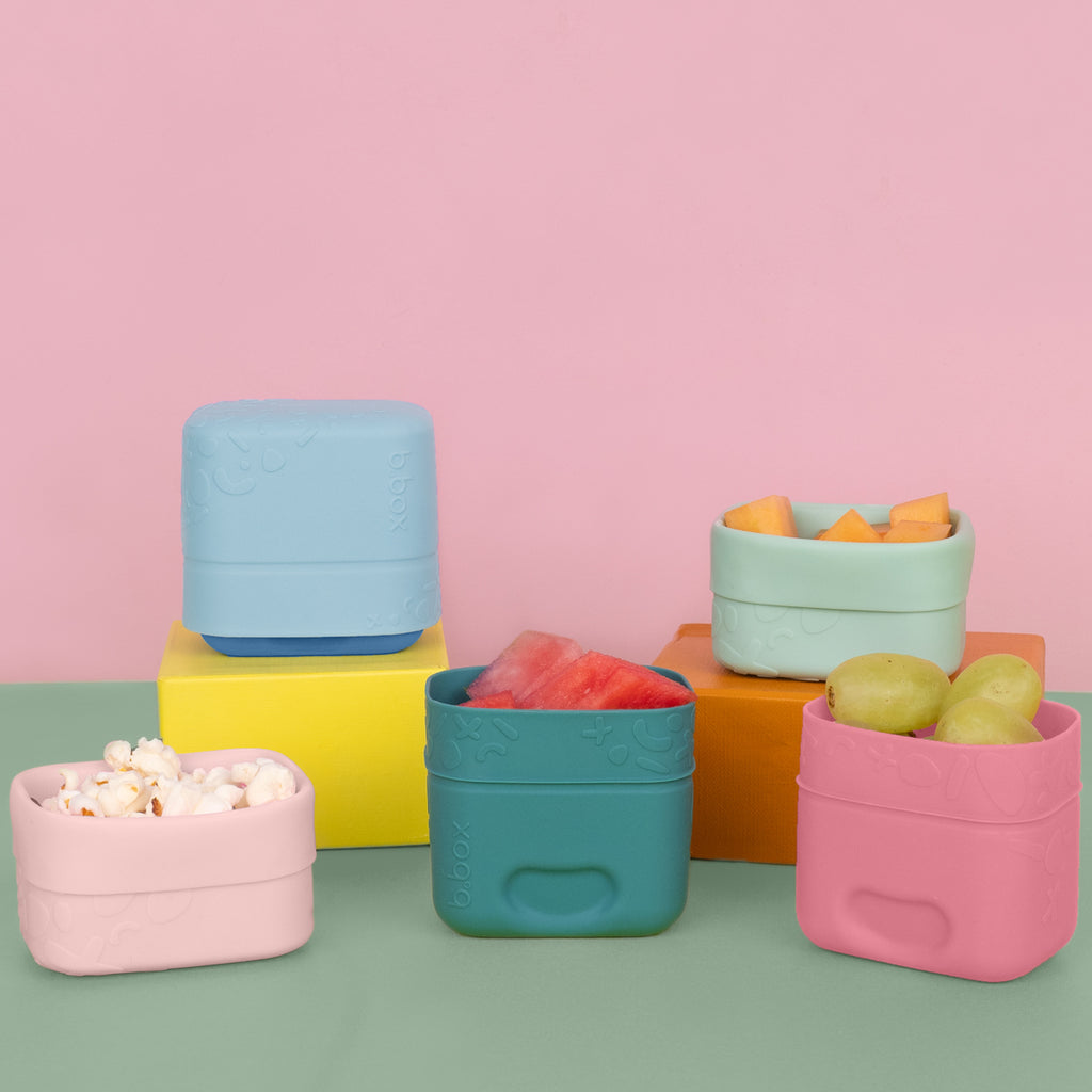 silicone snack cup - forest