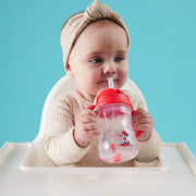 Disney - Minnie Mouse sippy cup and travel bib + spoon bundle