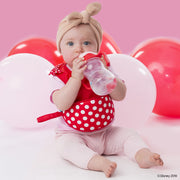 Disney - Minnie Mouse sippy cup and travel bib + spoon bundle