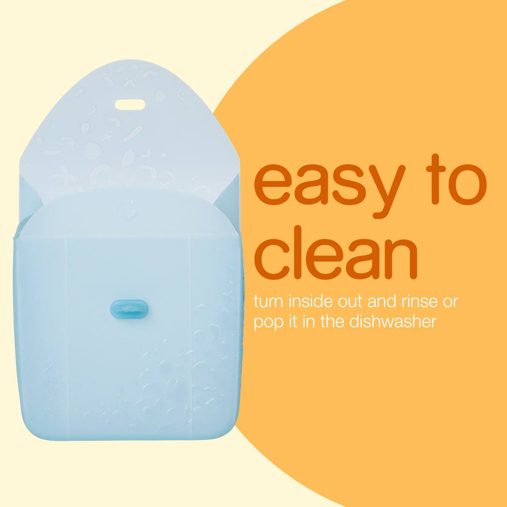 silicone lunch pocket - ocean