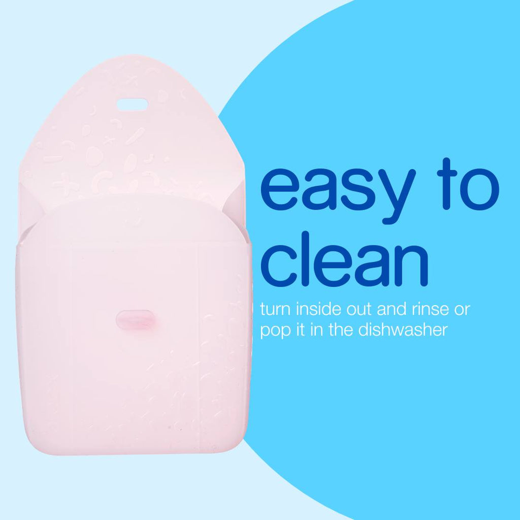 silicone lunch pocket - berry