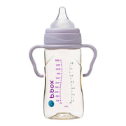 baby bottle handles with PPSU Baby Bottle - peony - b.box for kids
