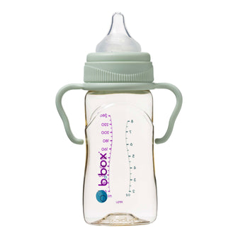 baby bottle handles with PPSU Baby Bottle - sage - b.box for kids