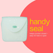 silicone lunch pocket - forest