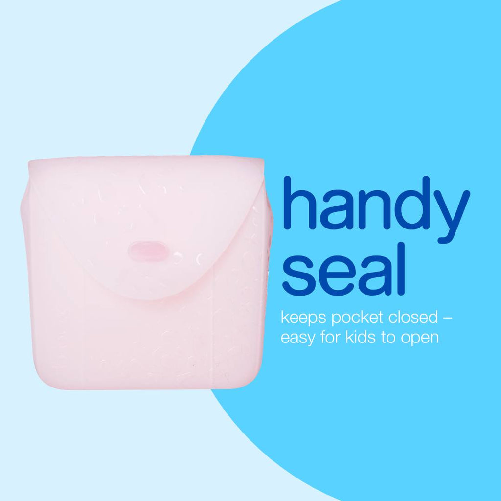 silicone lunch pocket - berry