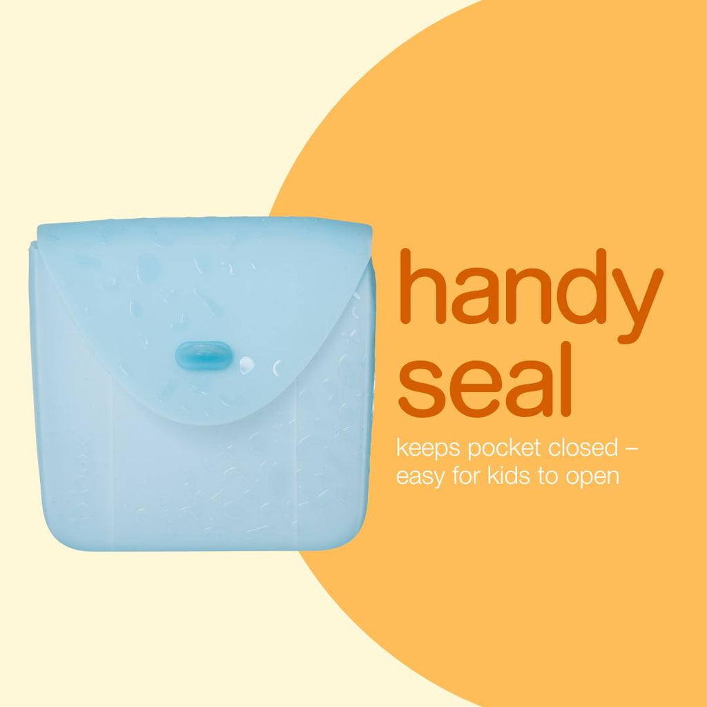 silicone lunch pocket - ocean