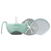 Bowl + straw - pistachio - b.box for kids