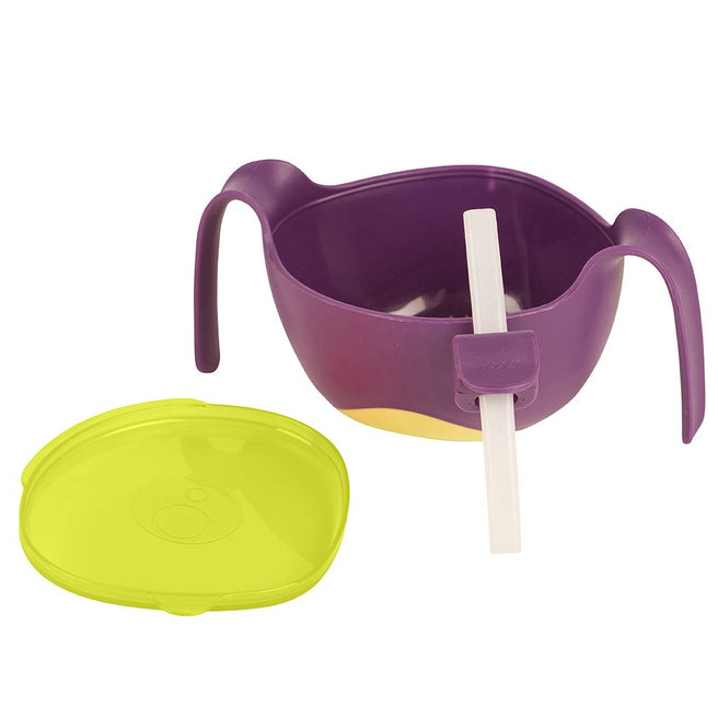 Bowl XL + straw - passion splash - b.box for kids
