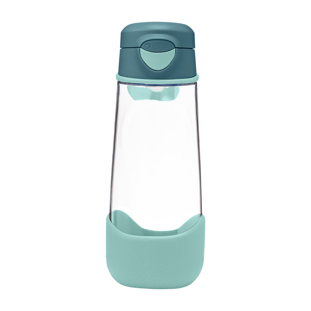 sport spout 600ml bottle - emerald forest - b.box for kids