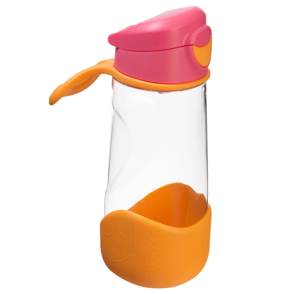 sport spout 450ml bottle - strawberry shake - b.box for kids