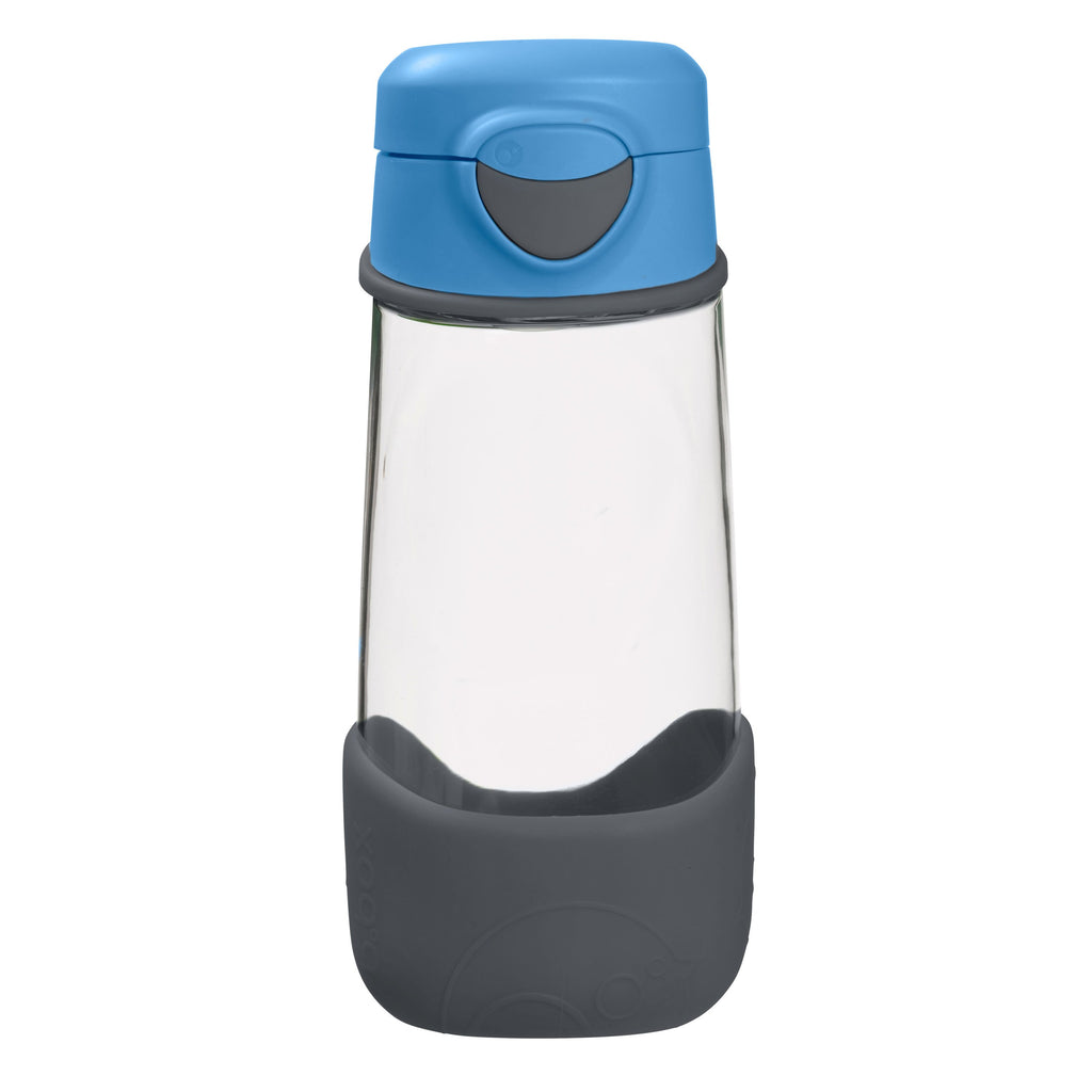 sport spout 450ml bottle - blue slate - b.box for kids