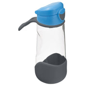 sport spout 450ml bottle - blue slate - b.box for kids