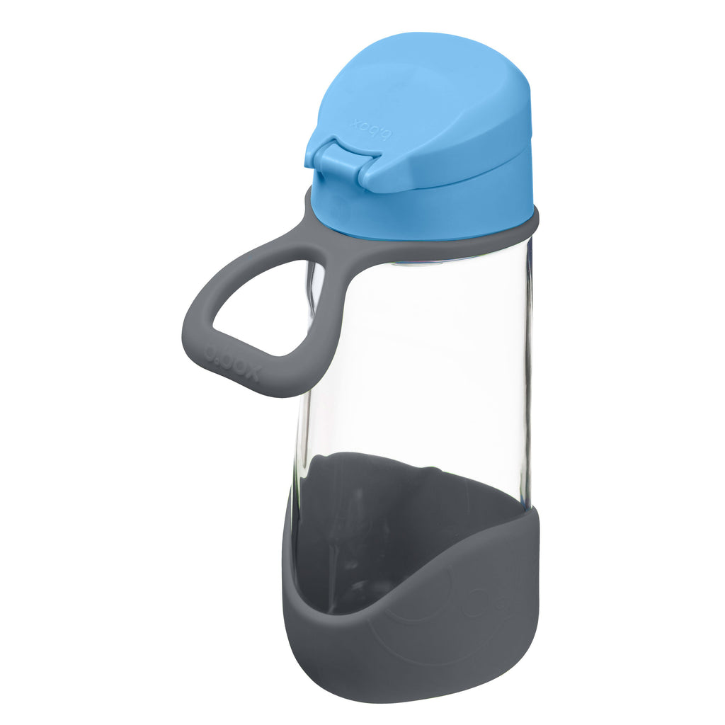 sport spout 450ml bottle - blue slate - b.box for kids