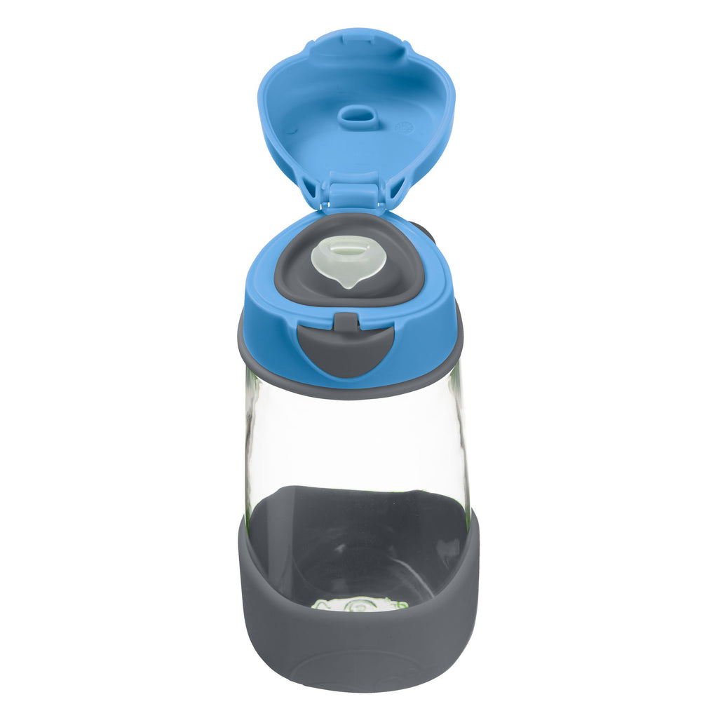 sport spout 450ml bottle - blue slate - b.box for kids