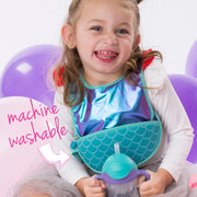 child with Disney - Aurora travel bib + flexible spoon (selected regions only) - b.box for kids