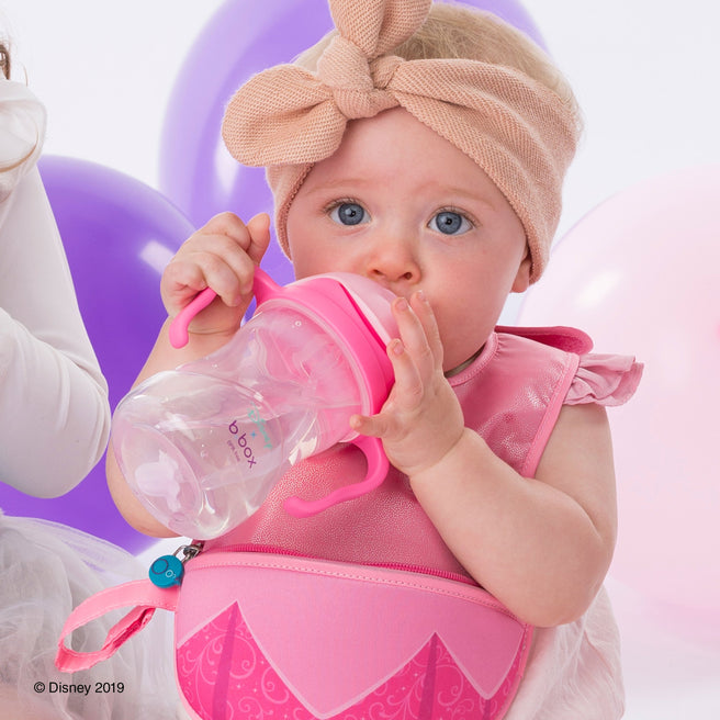 Disney - Aurora travel bib + flexible spoon (selected regions only) - b.box for kids