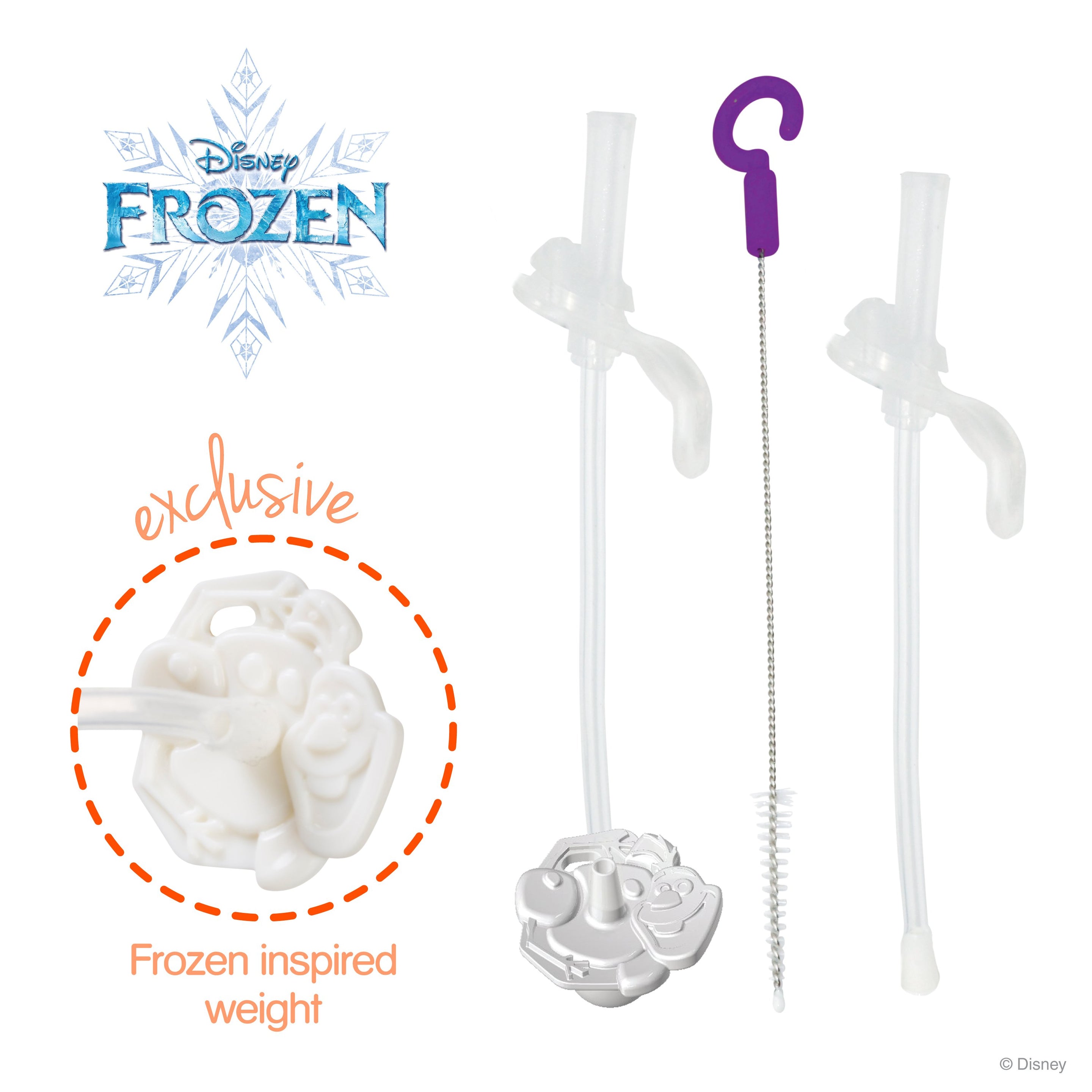 Disney - Olaf sippy cup replacement straw(selected regions only) - b.box for kids