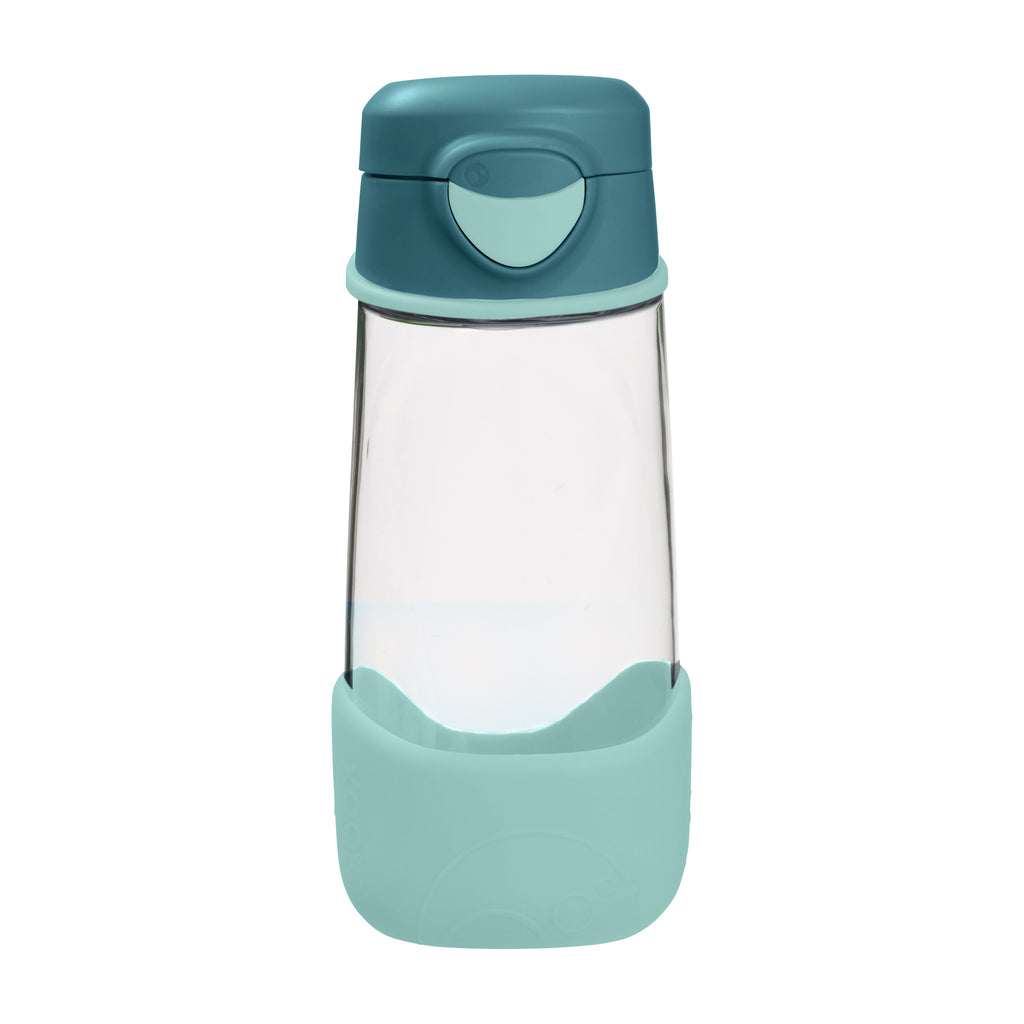 sport spout 450ml bottle - emerald forest - b.box for kids