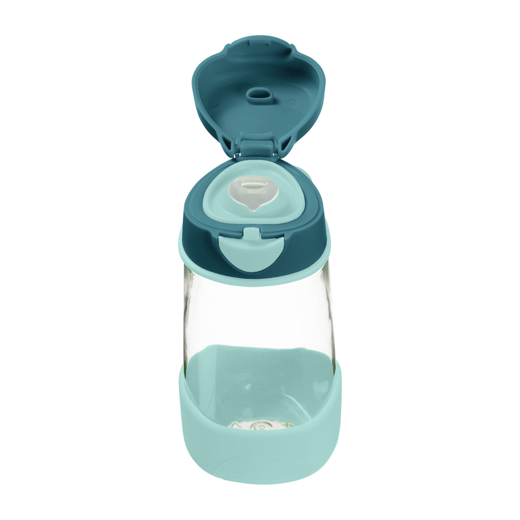 sport spout 450ml bottle - emerald forest - b.box for kids