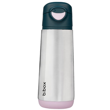 500mL insulated sport spout bottle - indigo rose